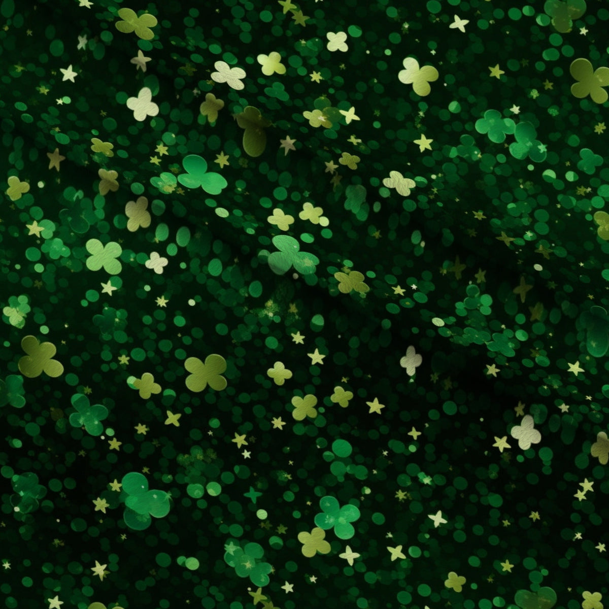 Shamrock Shimmer Pattern 20 Minky Fabric — plush minky folded close-up preview (mv-minky-v1:lying)