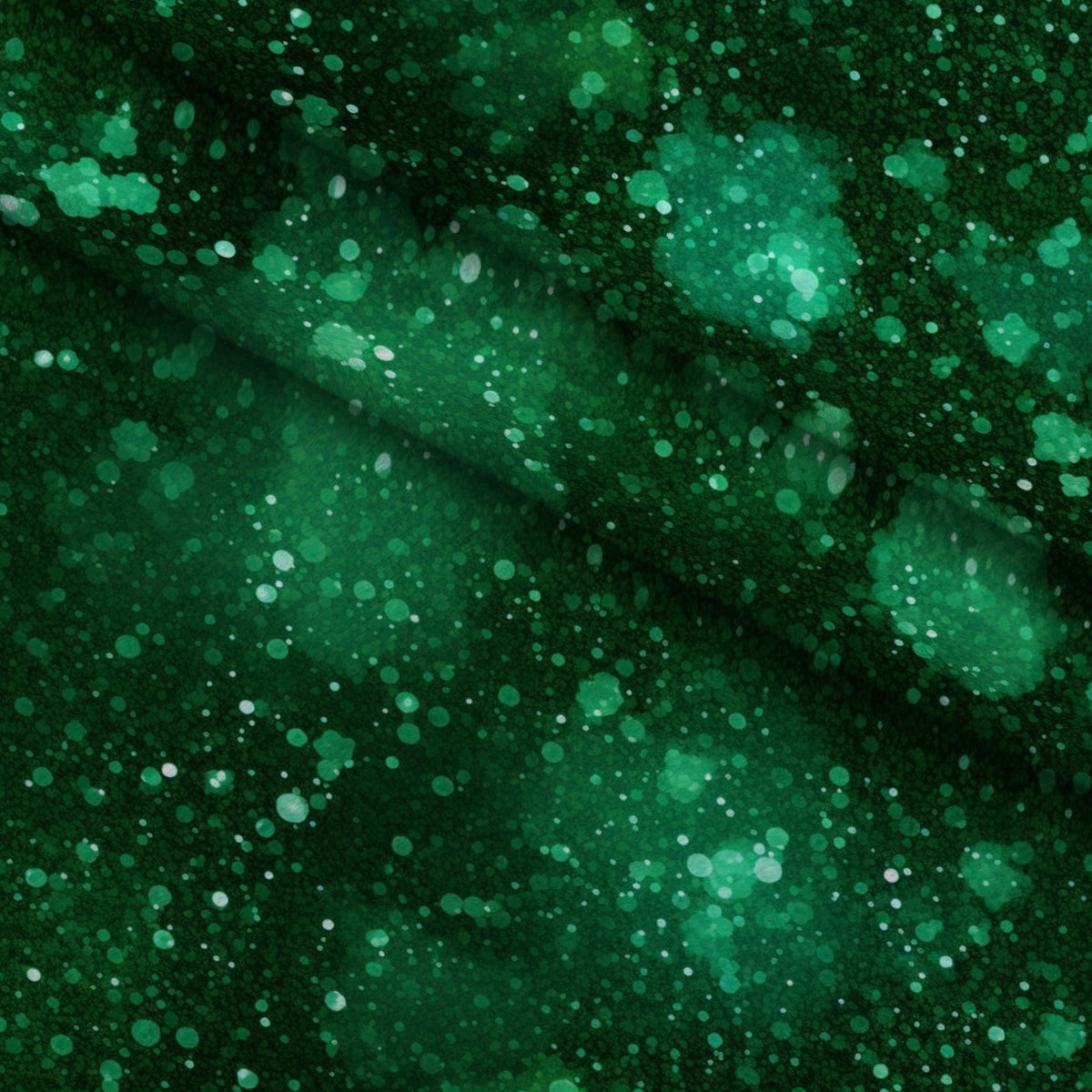 Shamrock Shimmer Pattern 23 Minky Fabric — plush minky folded close-up preview (mv-minky-v1:lying)