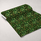Shamrock Shimmer Pattern 24 Minky Fabric — plush minky unrolled bolt preview (mv-minky-v1:bolt)