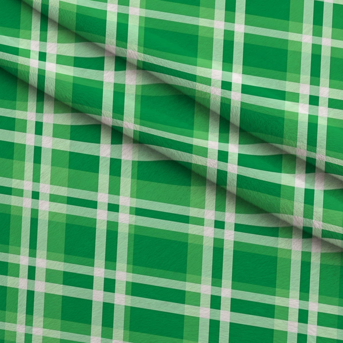 Shamrock Shimmer Pattern 6 Minky Fabric — plush minky folded close-up preview (mv-minky-v1:lying)