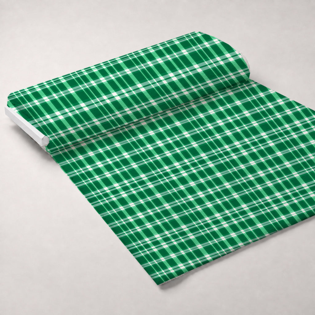 Shamrock Shimmer Pattern 9 Minky Fabric — plush minky unrolled bolt preview (mv-minky-v1:bolt)