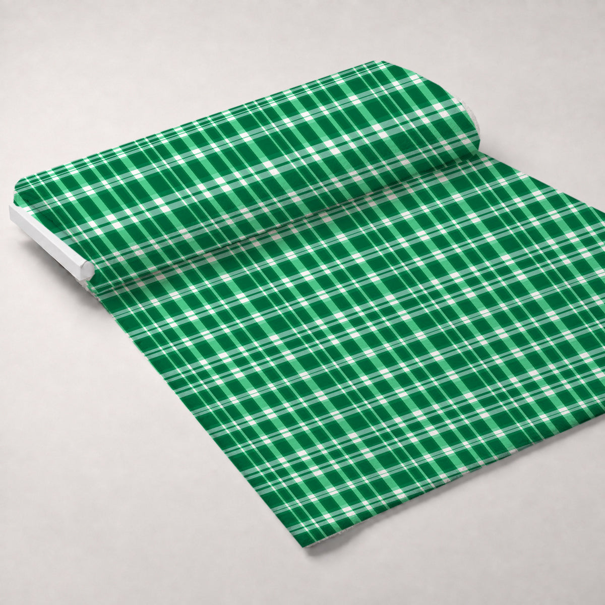 Shamrock Shimmer Pattern 9 Minky Fabric — plush minky unrolled bolt preview (mv-minky-v1:bolt)