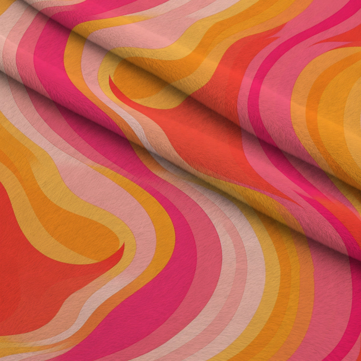 Sherbet Sunset Pattern 6 Minky Fabric — plush minky folded close-up preview (mv-minky-v1:lying)