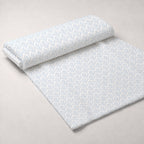 Simple Damask Blue Minky Fabric — plush minky unrolled bolt preview (mv-minky-v1:bolt)