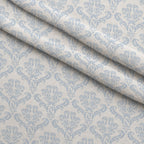 Simple Damask Blue Minky Fabric — plush minky folded close-up preview (mv-minky-v1:lying)