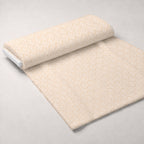 Simple Damask White on Orange Minky Fabric — plush minky unrolled bolt preview (mv-minky-v1:bolt)