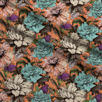 Sketchbook Garden Pattern 5 Minky Fabric — plush minky folded close-up preview (mv-minky-v1:lying)