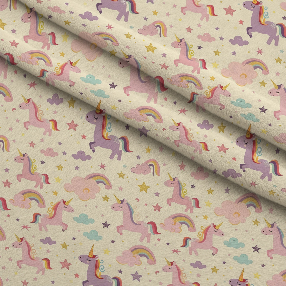 Sleepy Skies Pattern 16 Minky Fabric — plush minky folded close-up preview (mv-minky-v1:lying)