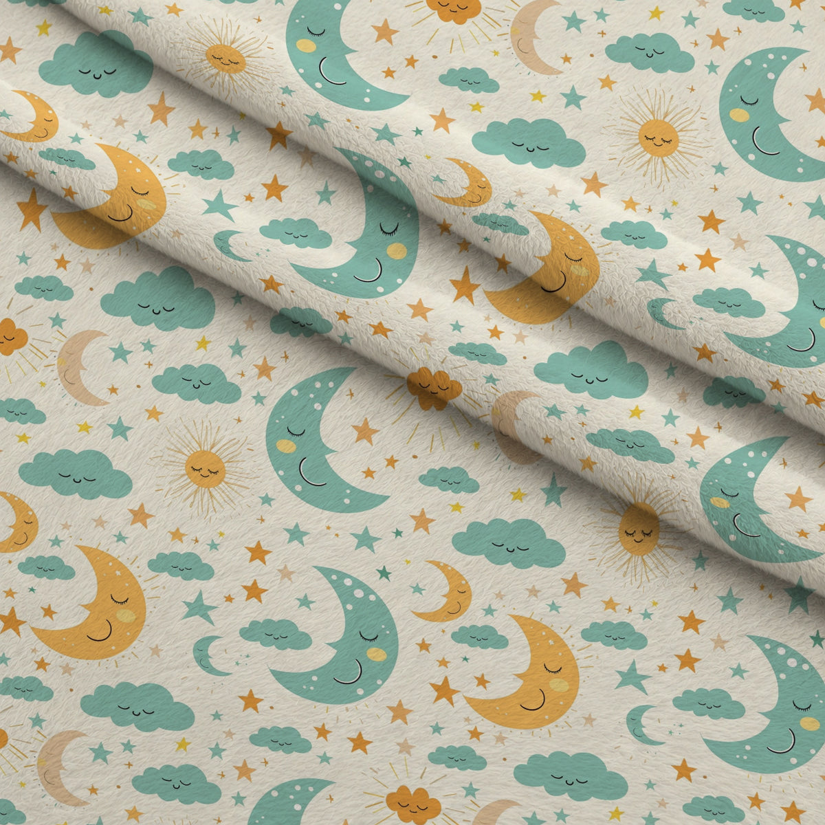 Sleepy Skies Pattern 4 Minky Fabric — plush minky folded close-up preview (mv-minky-v1:lying)