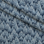 Snowy Pines Pattern 10 Minky Fabric — plush minky folded close-up preview (mv-minky-v1:lying)