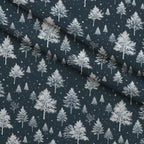 Snowy Pines Pattern 12 Minky Fabric — plush minky folded close-up preview (mv-minky-v1:lying)