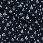 Snowy Pines Pattern 2 Minky Fabric — plush minky folded close-up preview (mv-minky-v1:lying)