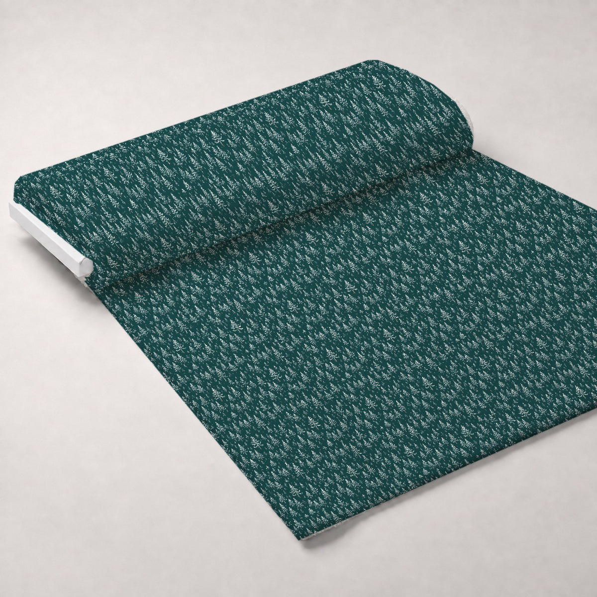 Snowy Pines Pattern 5 Minky Fabric — plush minky unrolled bolt preview (mv-minky-v1:bolt)