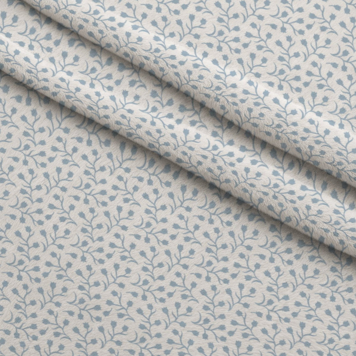 Spindle Ditsy Flowers Minky Fabric — plush minky folded close-up preview (mv-minky-v1:lying)