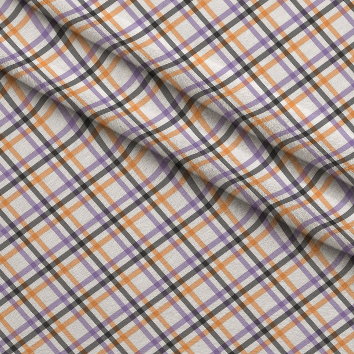 Spooky Plaids Pattern 11 Minky Fabric — plush minky folded close-up preview (mv-minky-v1:lying)