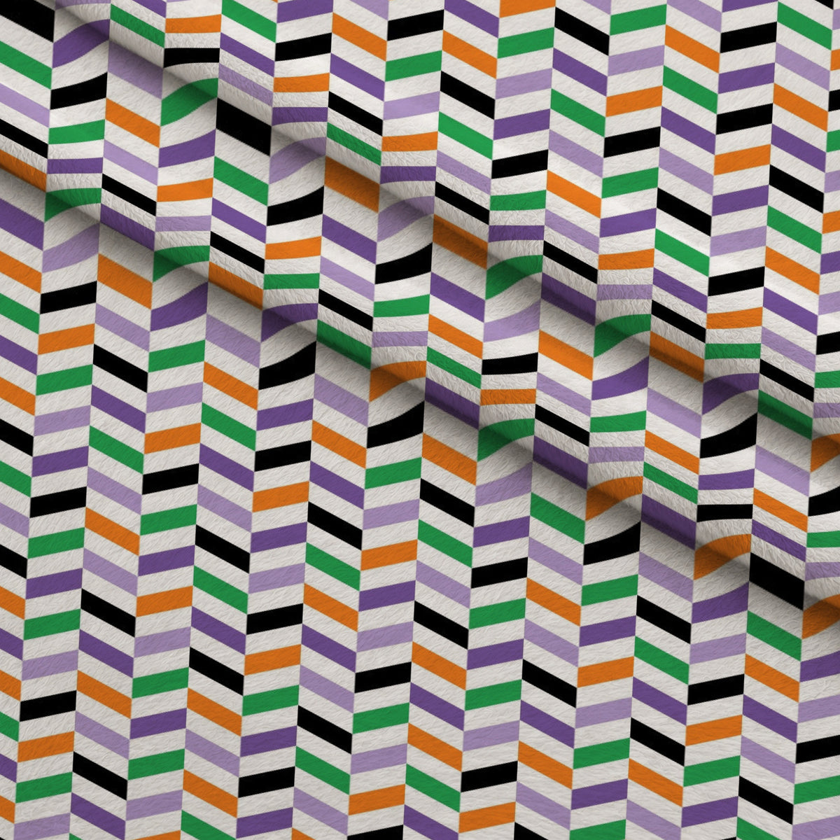 Spooky Plaids Pattern 20 Minky Fabric — plush minky folded close-up preview (mv-minky-v1:lying)