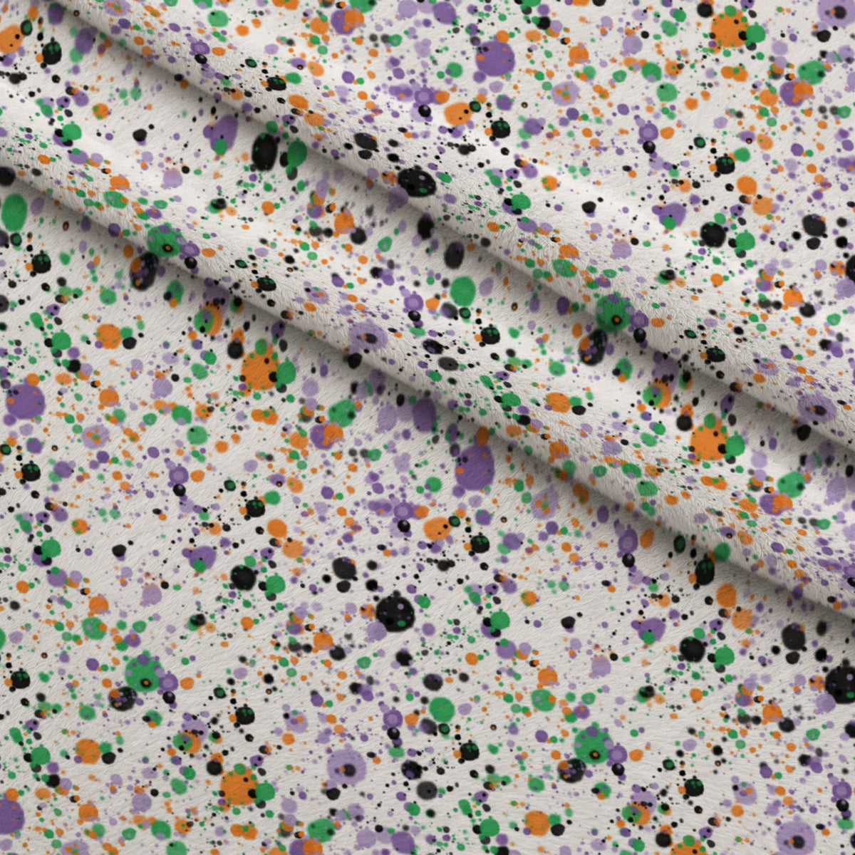 Spooky Plaids Pattern 8 Minky Fabric — plush minky folded close-up preview (mv-minky-v1:lying)