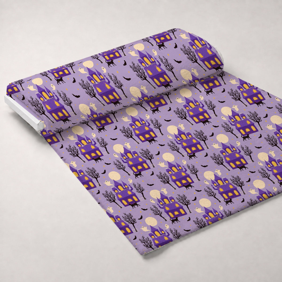 Spooky Sweets Pattern 16 Minky Fabric — plush minky unrolled bolt preview (mv-minky-v1:bolt)