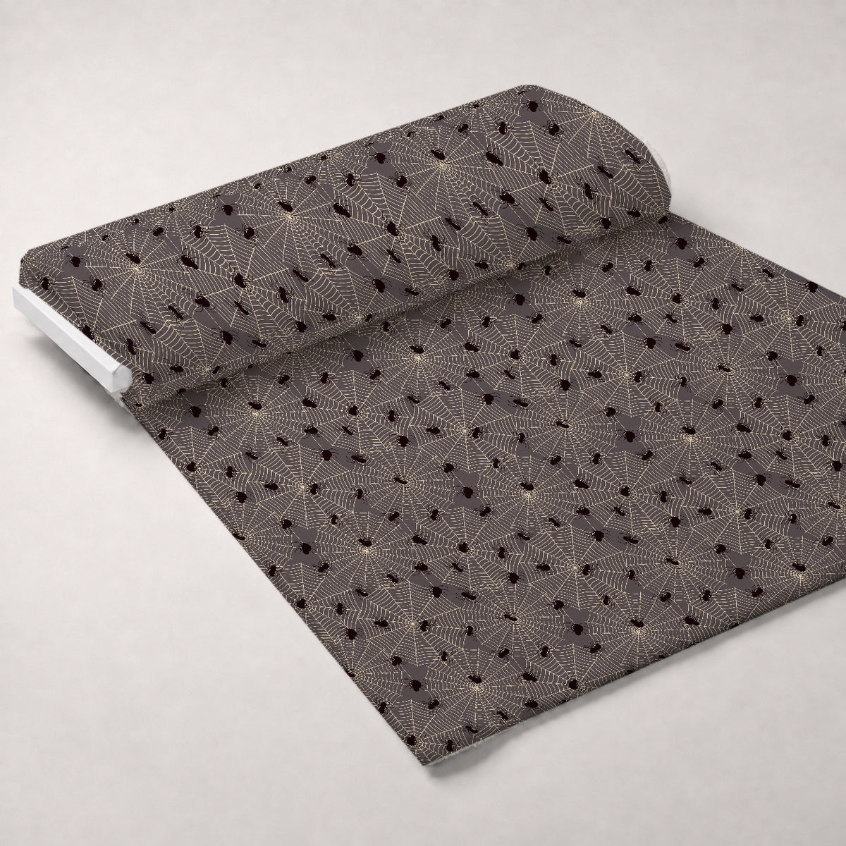 Spooky Sweets Pattern 2 Minky Fabric — plush minky unrolled bolt preview (mv-minky-v1:bolt)