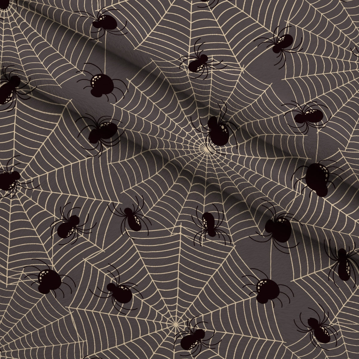 Spooky Sweets Pattern 2 Minky Fabric — plush minky folded close-up preview (mv-minky-v1:lying)