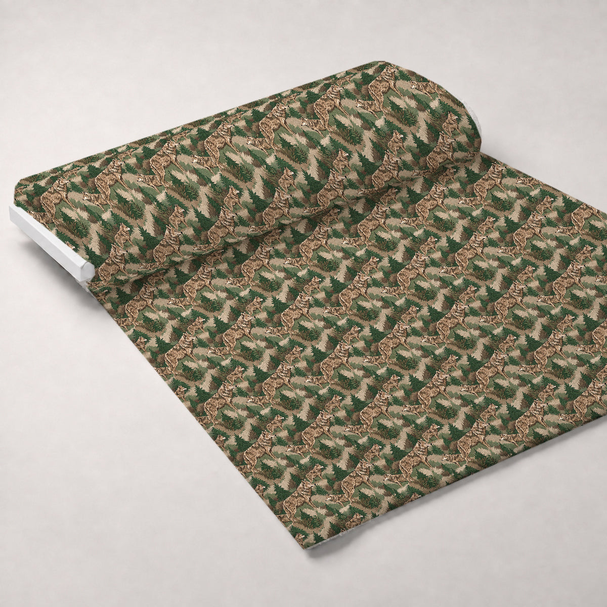 Spotted Savanna Pattern 1 Minky Fabric — plush minky unrolled bolt preview (mv-minky-v1:bolt)
