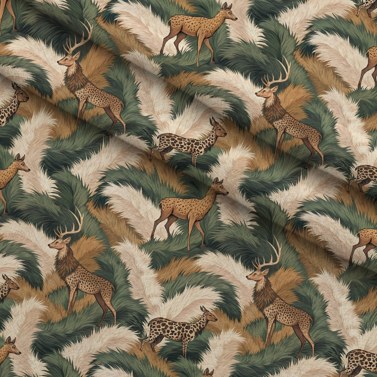 Spotted Savanna Pattern 10 Minky Fabric — plush minky folded close-up preview (mv-minky-v1:lying)