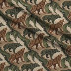 Spotted Savanna Pattern 3 Minky Fabric — plush minky folded close-up preview (mv-minky-v1:lying)