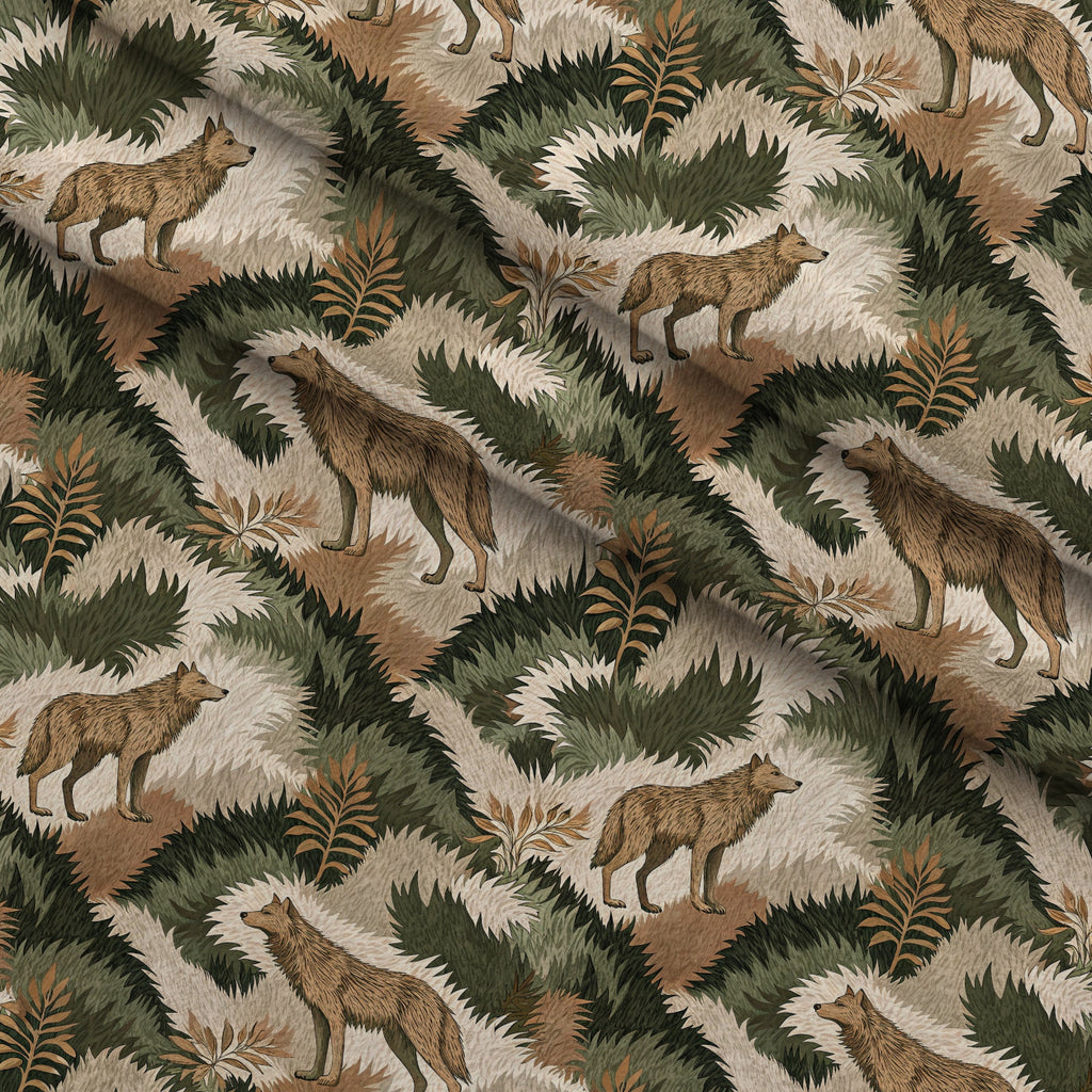 Spotted Savanna Pattern 4 Minky Fabric — plush minky folded close-up preview (mv-minky-v1:lying)