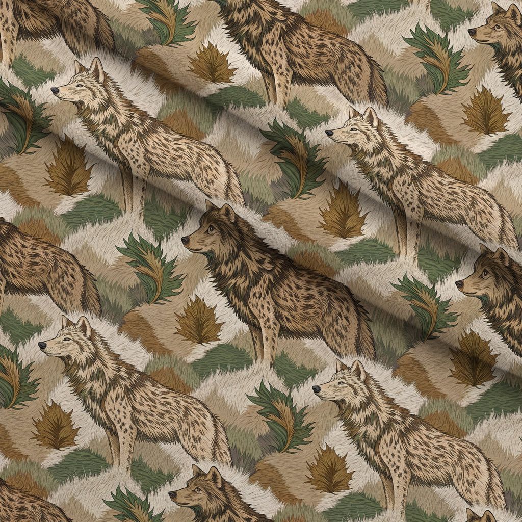 Spotted Savanna Pattern 6 Minky Fabric — plush minky folded close-up preview (mv-minky-v1:lying)