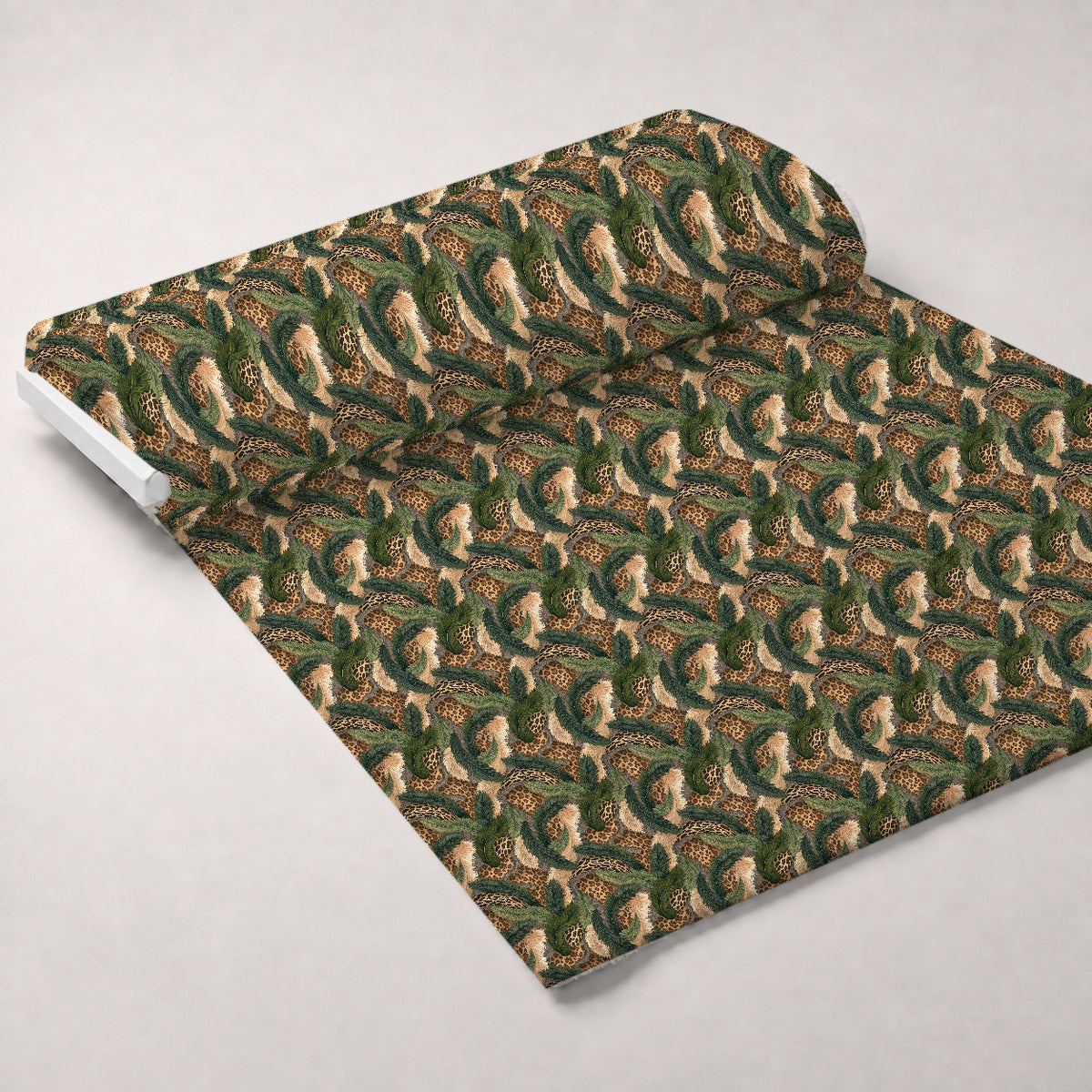 Spotted Savanna Pattern 9 Minky Fabric — plush minky unrolled bolt preview (mv-minky-v1:bolt)