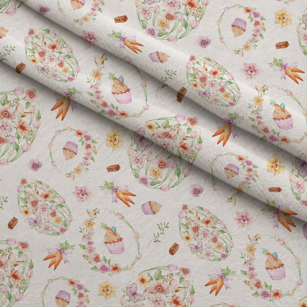 Springtime Sweets Pattern 1 Minky Fabric — plush minky folded close-up preview (mv-minky-v1:lying)