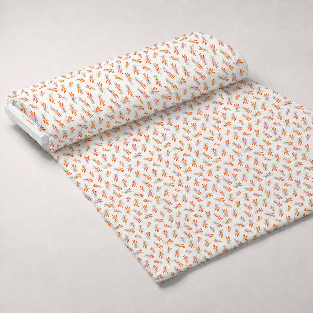 Springtime Sweets Pattern 2 Minky Fabric — plush minky unrolled bolt preview (mv-minky-v1:bolt)