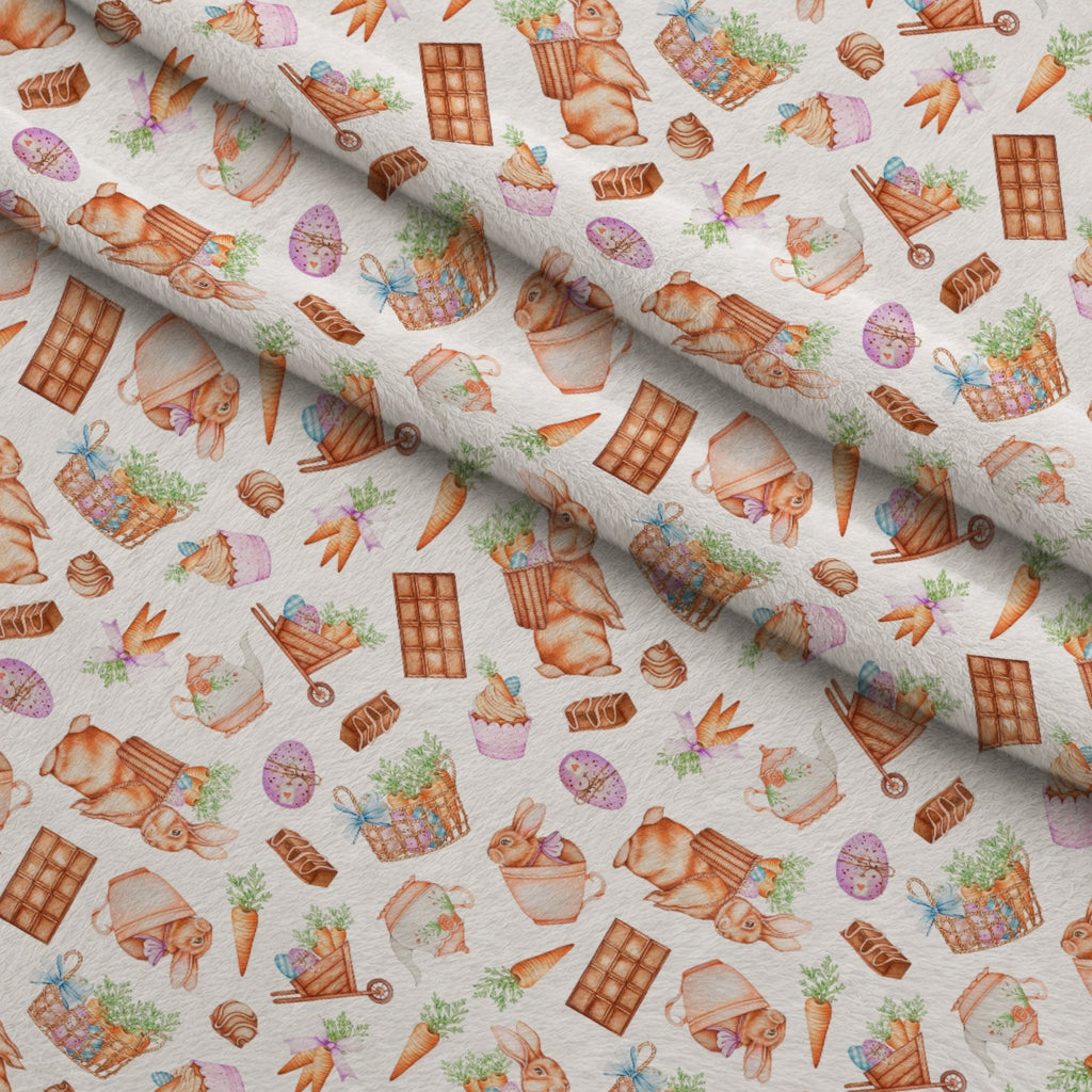 Springtime Sweets Pattern 3 Minky Fabric — plush minky folded close-up preview (mv-minky-v1:lying)