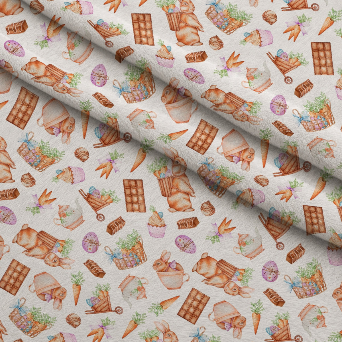 Springtime Sweets Pattern 3 Minky Fabric — plush minky folded close-up preview (mv-minky-v1:lying)