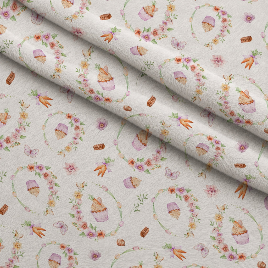 Springtime Sweets Pattern 5 Minky Fabric — plush minky folded close-up preview (mv-minky-v1:lying)