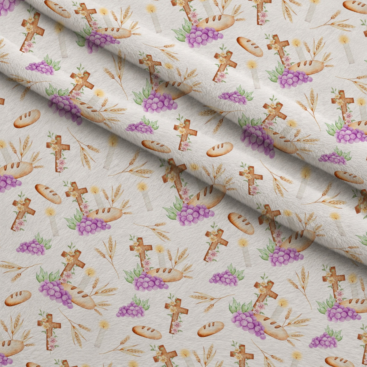 Springtime Sweets Pattern 8 Minky Fabric — plush minky folded close-up preview (mv-minky-v1:lying)