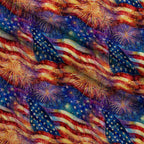 Star-Spangled Skies Pattern 1 Minky Fabric — plush minky folded close-up preview (mv-minky-v1:lying)