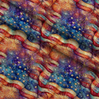 Star-Spangled Skies Pattern 2 Minky Fabric — plush minky folded close-up preview (mv-minky-v1:lying)
