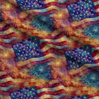 Star-Spangled Skies Pattern 3 Minky Fabric — plush minky folded close-up preview (mv-minky-v1:lying)