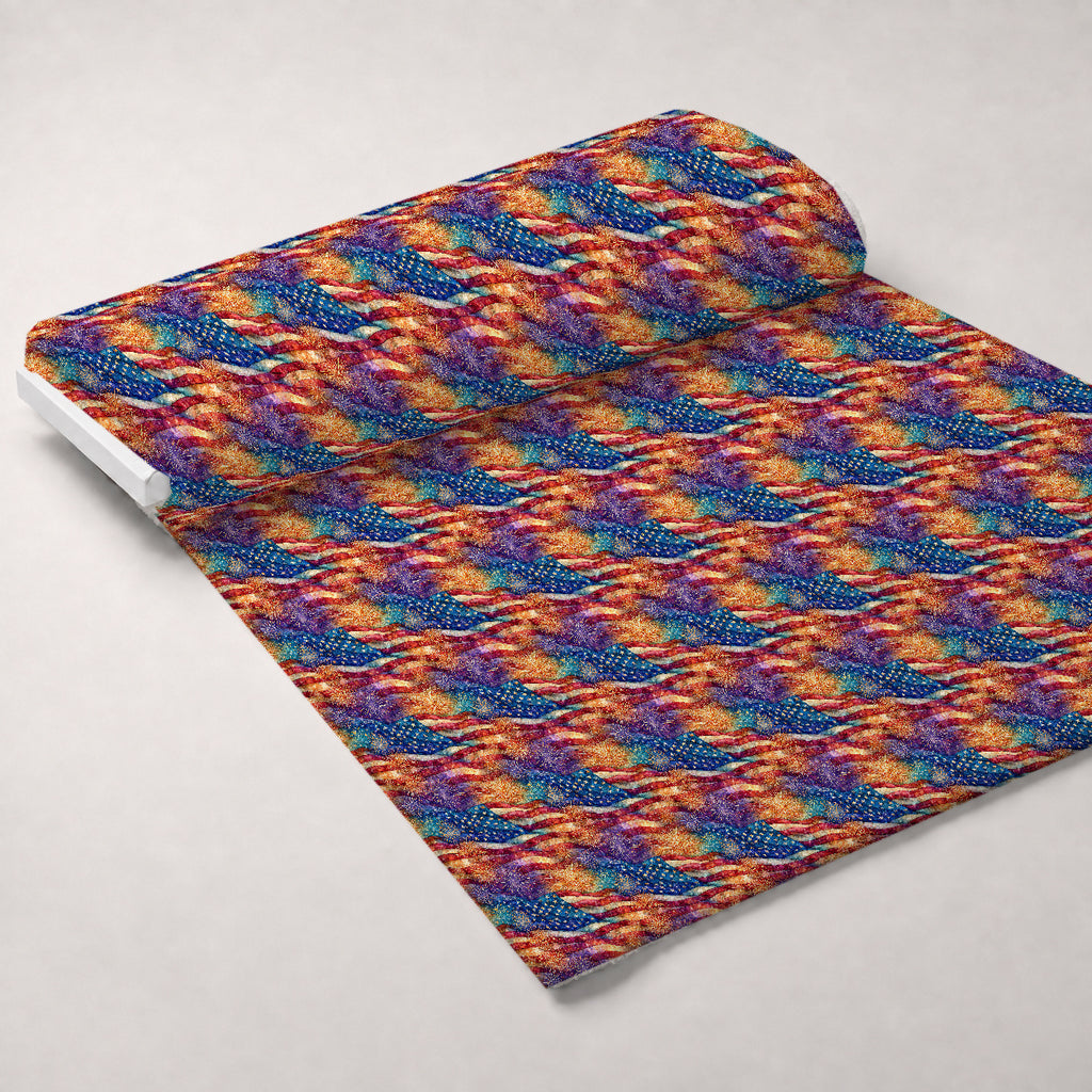 Star-Spangled Skies Pattern 5 Minky Fabric — plush minky unrolled bolt preview (mv-minky-v1:bolt)