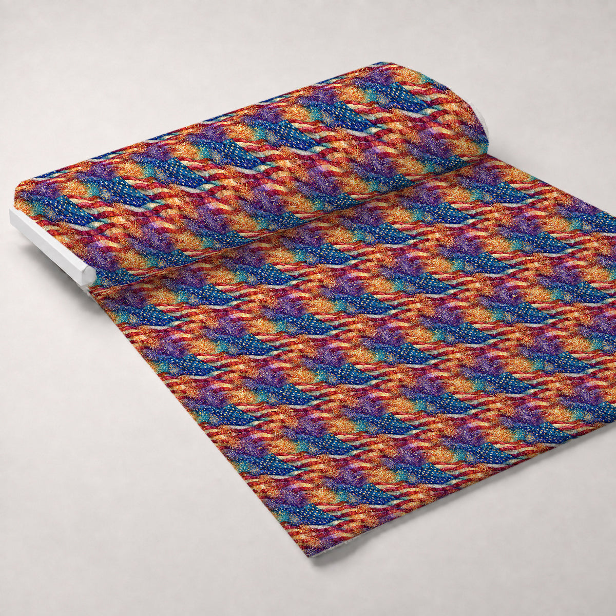 Star-Spangled Skies Pattern 5 Minky Fabric — plush minky unrolled bolt preview (mv-minky-v1:bolt)
