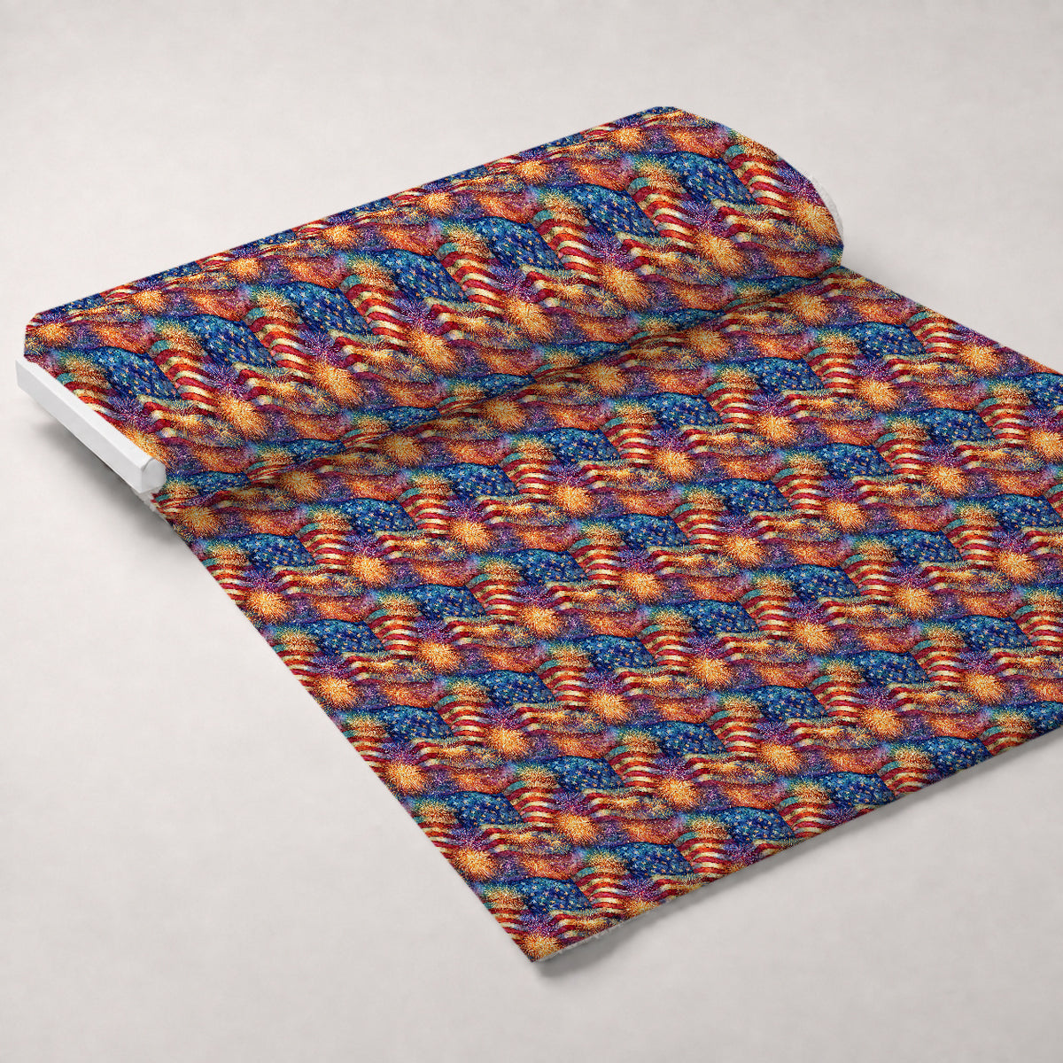 Star-Spangled Skies Pattern 6 Minky Fabric — plush minky unrolled bolt preview (mv-minky-v1:bolt)