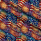 Star-Spangled Skies Pattern 6 Minky Fabric — plush minky folded close-up preview (mv-minky-v1:lying)