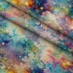 Stardust Nebula Pattern 1 Minky Fabric — plush minky folded close-up preview (mv-minky-v1:lying)