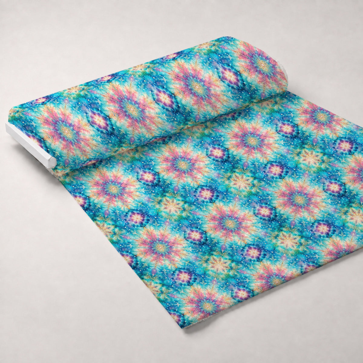 Stardust Nebula Pattern 4 Minky Fabric — plush minky unrolled bolt preview (mv-minky-v1:bolt)