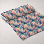 Stardust Nebula Pattern 6 Minky Fabric — plush minky unrolled bolt preview (mv-minky-v1:bolt)