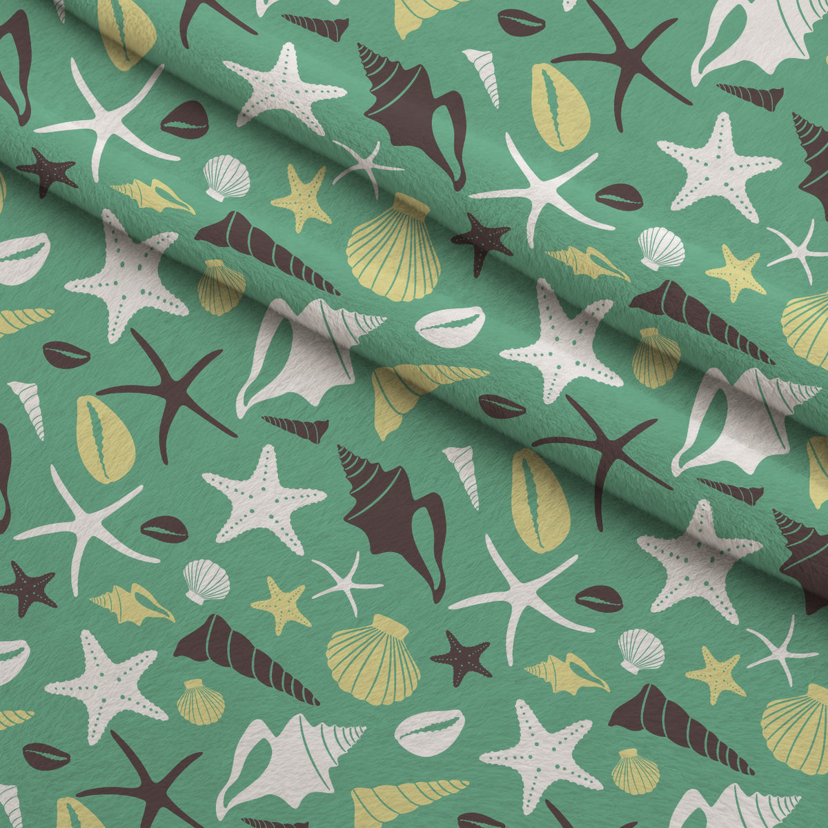Starfish Cove Pattern 1 Minky Fabric — plush minky folded close-up preview (mv-minky-v1:lying)