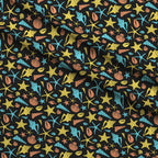 Starfish Cove Pattern 2 Minky Fabric — plush minky folded close-up preview (mv-minky-v1:lying)