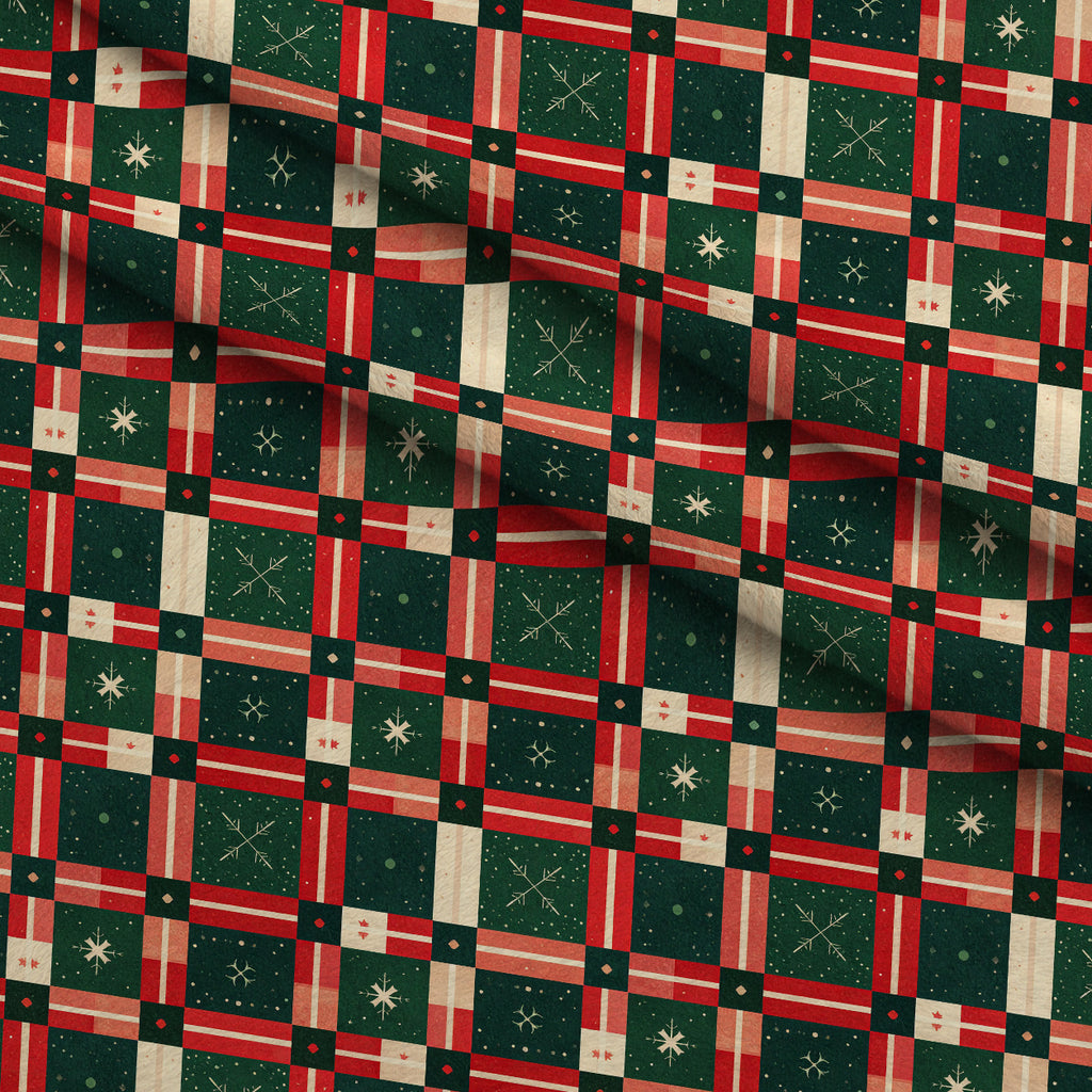 Starlit Hearth Pattern 23 Minky Fabric — plush minky folded close-up preview (mv-minky-v1:lying)