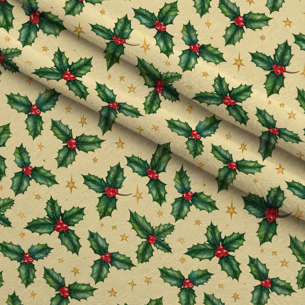Starlit Hearth Pattern 26 Minky Fabric — plush minky folded close-up preview (mv-minky-v1:lying)